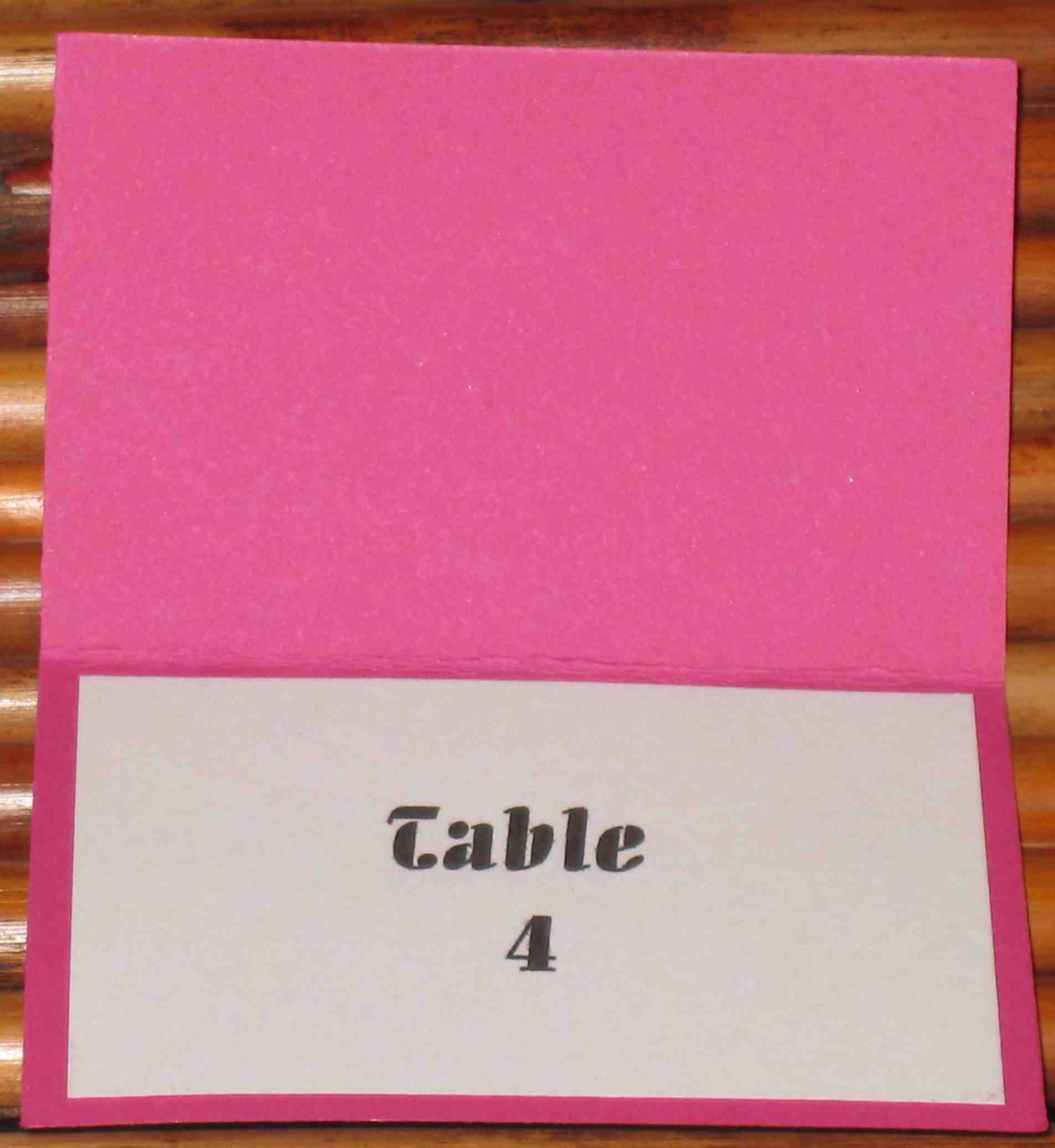 place card